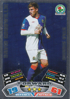 David Goodwillie Blackburn Rovers 2011/12 Topps Match Attax Star Signing #50